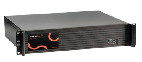 2U rackmount server, suitable for higher-capacity deployments